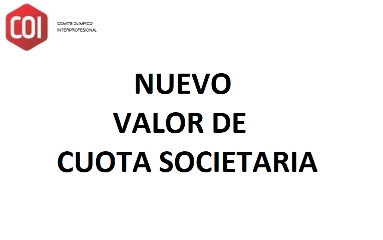 Actualización de Cuota Societaria